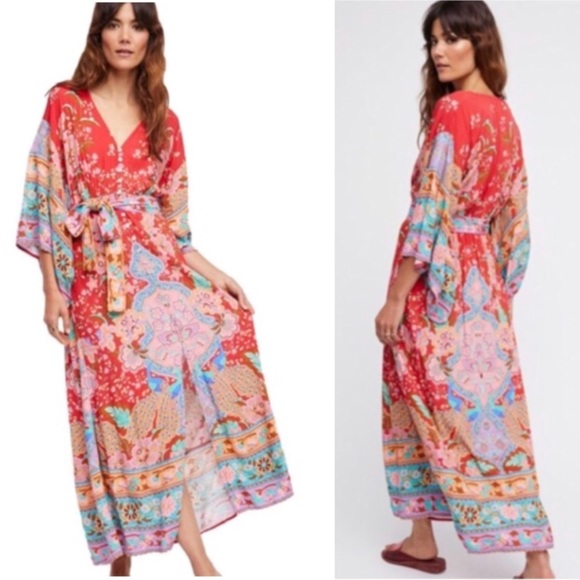 unbranded Dresses & Skirts - Floral Print Ruby Kimono Dress/Gown